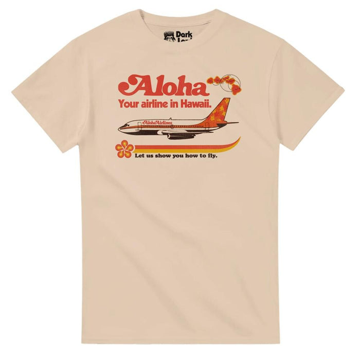 Aloha Airlines - Retro Defunct Hawaiian Aloha Travel T-Shirt