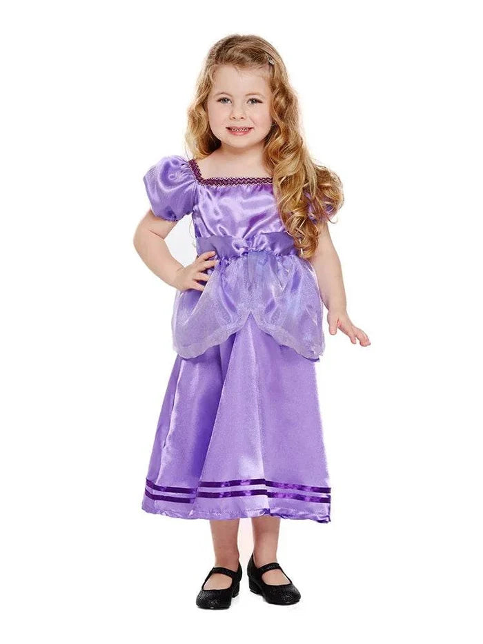 Baby Toddler Girl Purple Princess Costume - thefancydress.co.uk