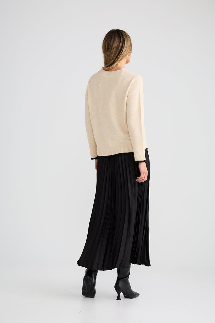 Brave + True Beau Heart Knit in Natural | Women's Knits | Gretel Lane