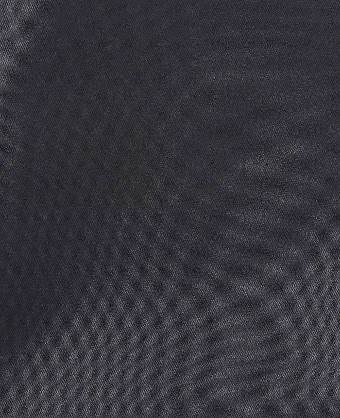 Men's Black Vegan Pocket Square fabric detail