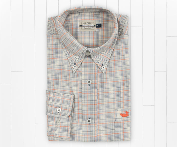 Washed Slate and Burnt Orange