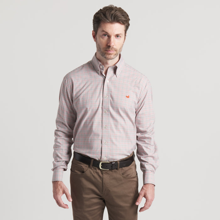 Burnt Taupe & Dark Olive Gingham / Extra Small