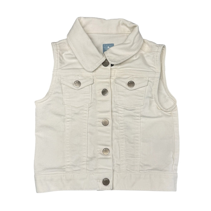 Gap | White Denim Vest | 5