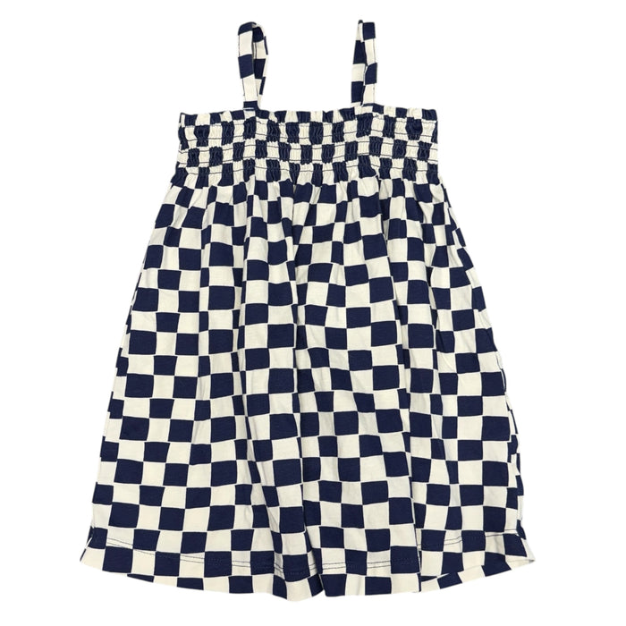Hanna Andersson | Navy & White Checkered Dress | 18-24m