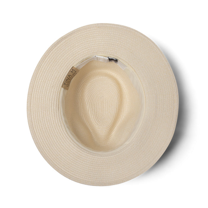 Tina M Havana Short Brim Fedora Ivory | Women's Hats | Gretel Lane