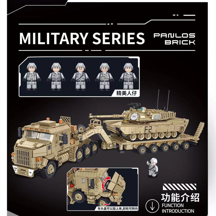 Panlos 628015 M1070 Oshkosh Tank Transporter