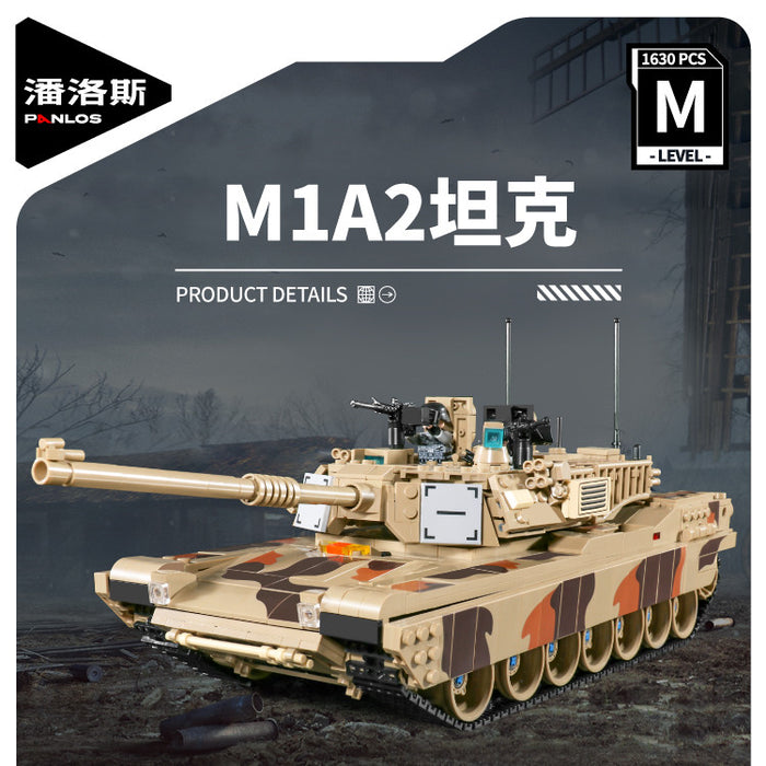 Panlos 632010 M1A2 Abrams Main Battle Tank