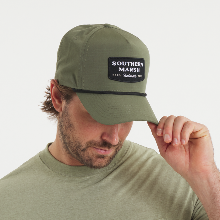 Washed Dark Green | on model front