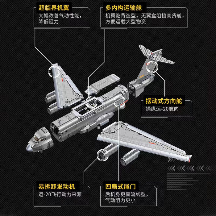 Qman 23013 Y-20 Transport Plane QMAN