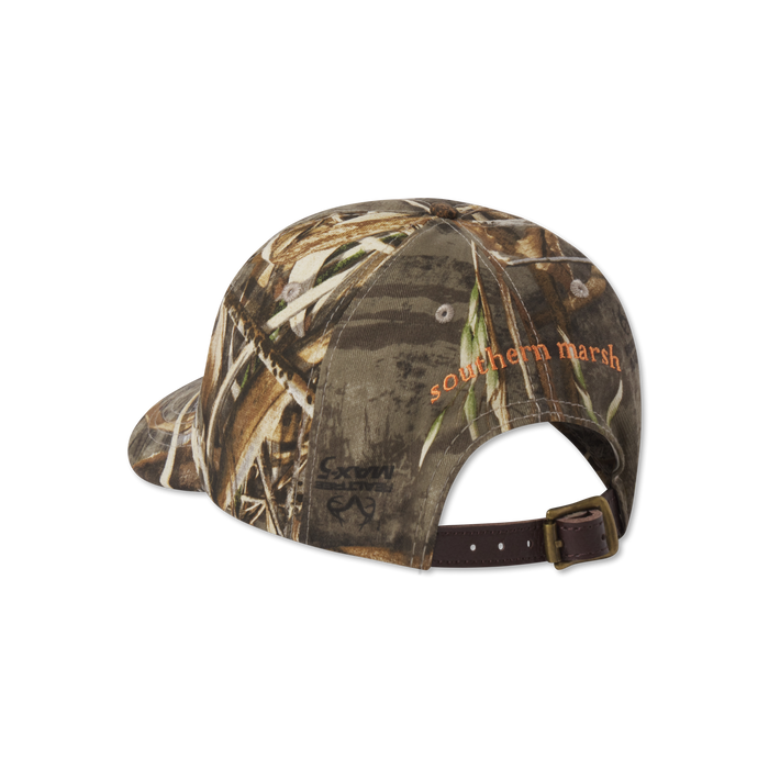 Realtree MAX-5 Camouflage Hat | Orange | Back