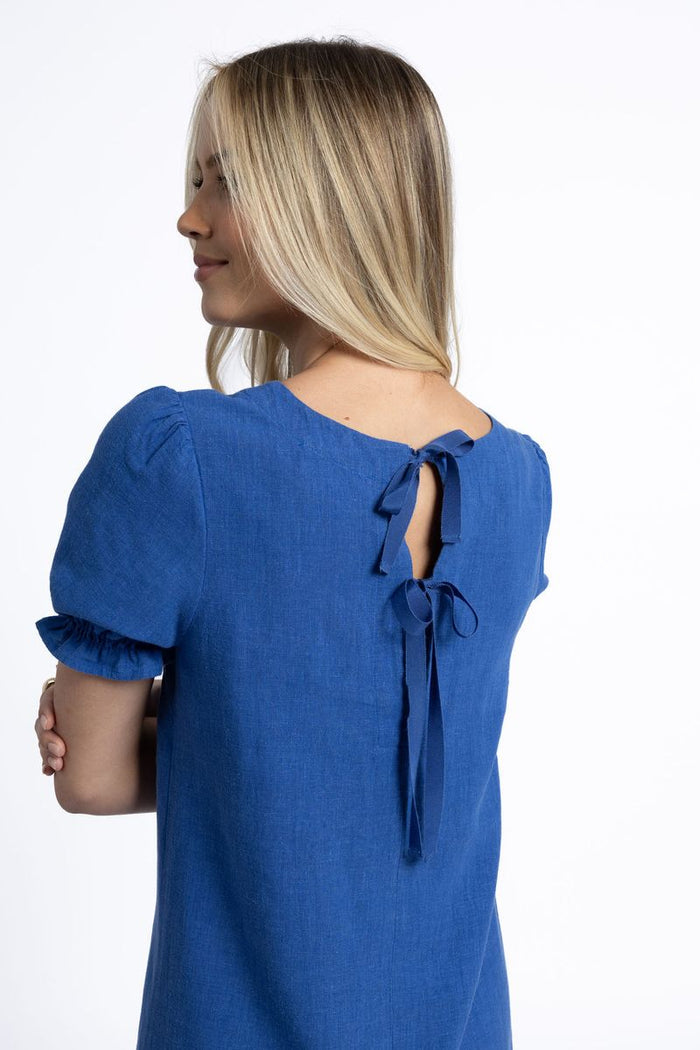 Sana Shift Dress (Royal Blue)