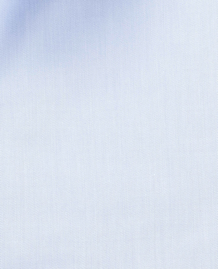 Men's Sky Blue Cotton Twill Classic Fit Formal Shirt With Single Cuffs fabric detail