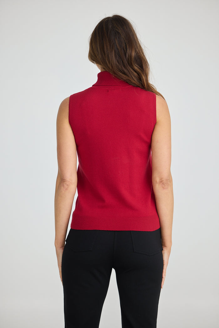 Skye Knit Top (Cherry)
