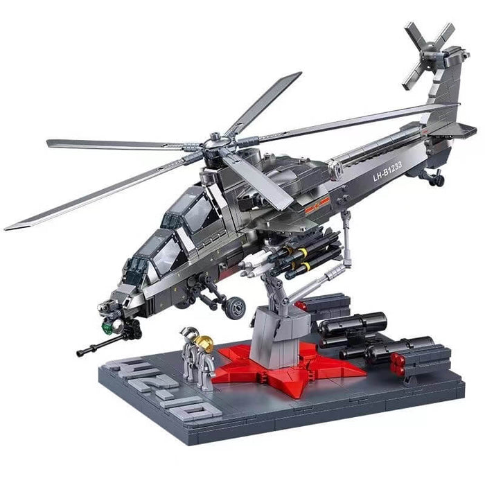 Sluban WZ-10S Armed Helicopter Metallic Paint Coating
