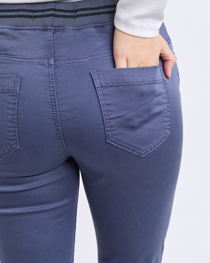 Foxwood Sylvia Relaxed Jogger Pant in Country Blue | Women's Clothing | Gretel Lane