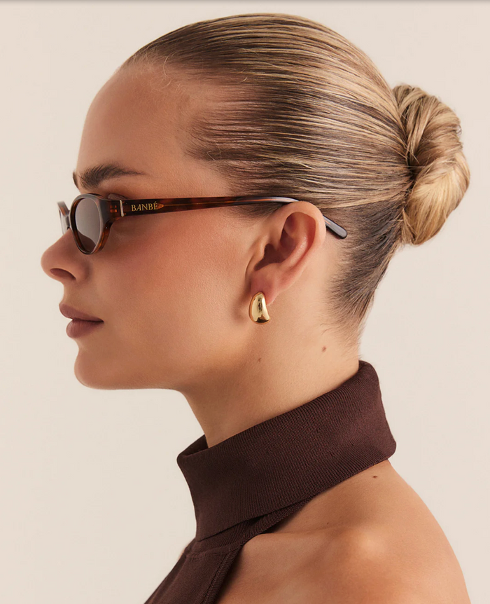 Banbé Eyewear Women's Selena Sunglasses in Caramel Tortoiseshell | Gretel Lane
