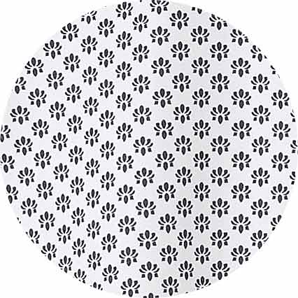 Men's White Cotton Classic Fit Printed Casual Shirt fabric swatch