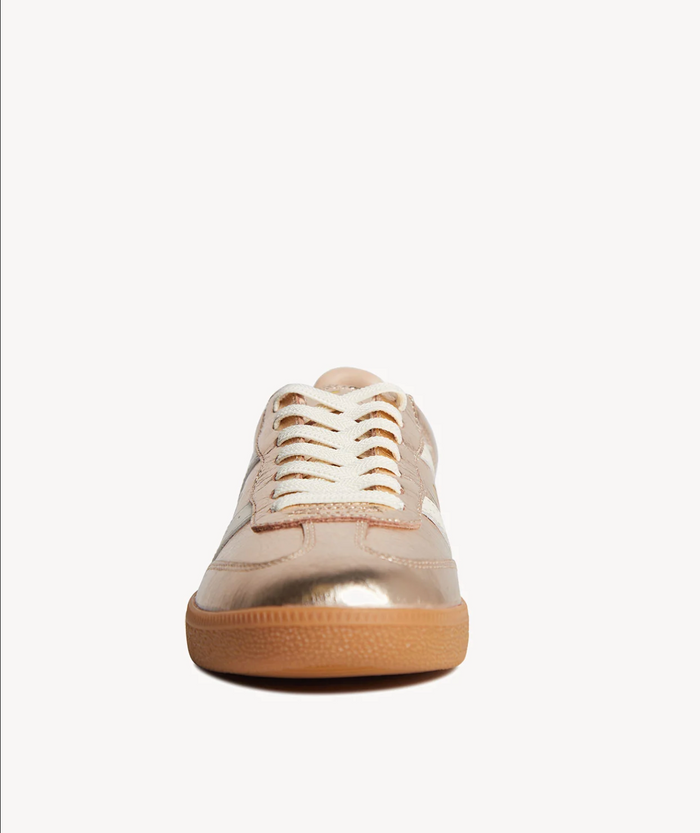 GoodSole 2001 Parallel Women's Lace-up Sneaker Rose Gold/Ivory Metallic | Women's Sneakers | Gretel Lane