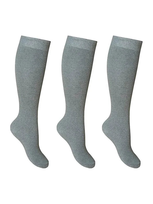 3 Pack Plain Cotton Rich Ankle Socks - thefancydress.co.uk