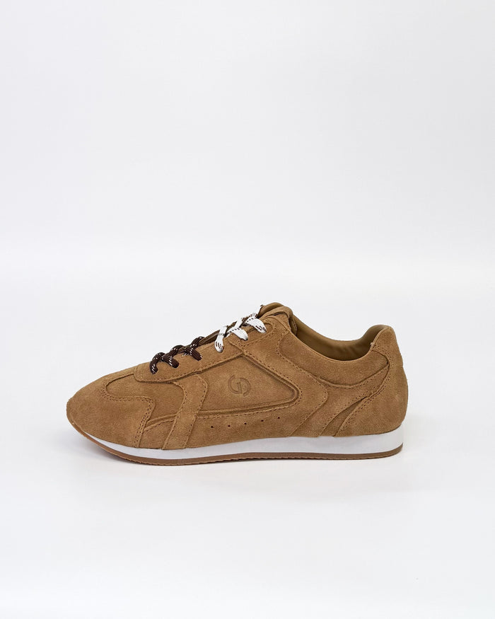 women’s suede sneaker in Cuban sand