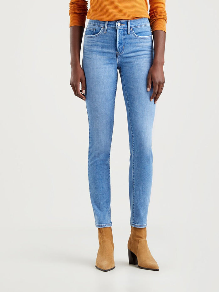 Women's Levi's 312 Shaping Slim denim jeans light wash | slim fit pants
