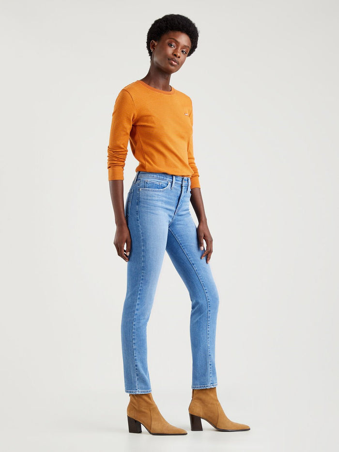 Levi's 312 slim fit stretch denim jeans | light blue skinny pants