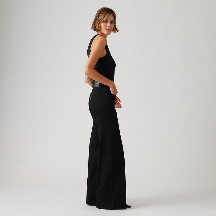 Levi’s Women’s black wide leg denim jeans | high-waisted pants