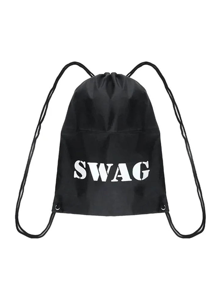 5 Pcs Old Lady Gangster Granny Fancy Dress Costume Set - thefancydress.co.uk