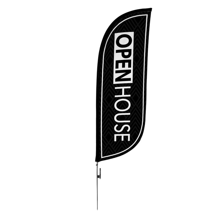 Black / White / Ground Spike Pole Set
