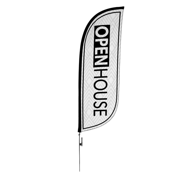 8ft Open House Feather Flag