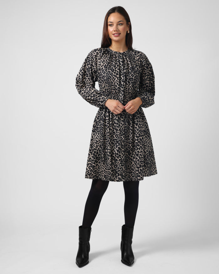 Abbie Leopard Dress by Stella + Gemma