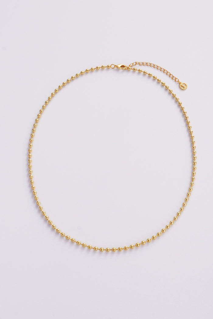 Zafino Women's Gold Ada Ball Chain Necklace | Gretel Lane