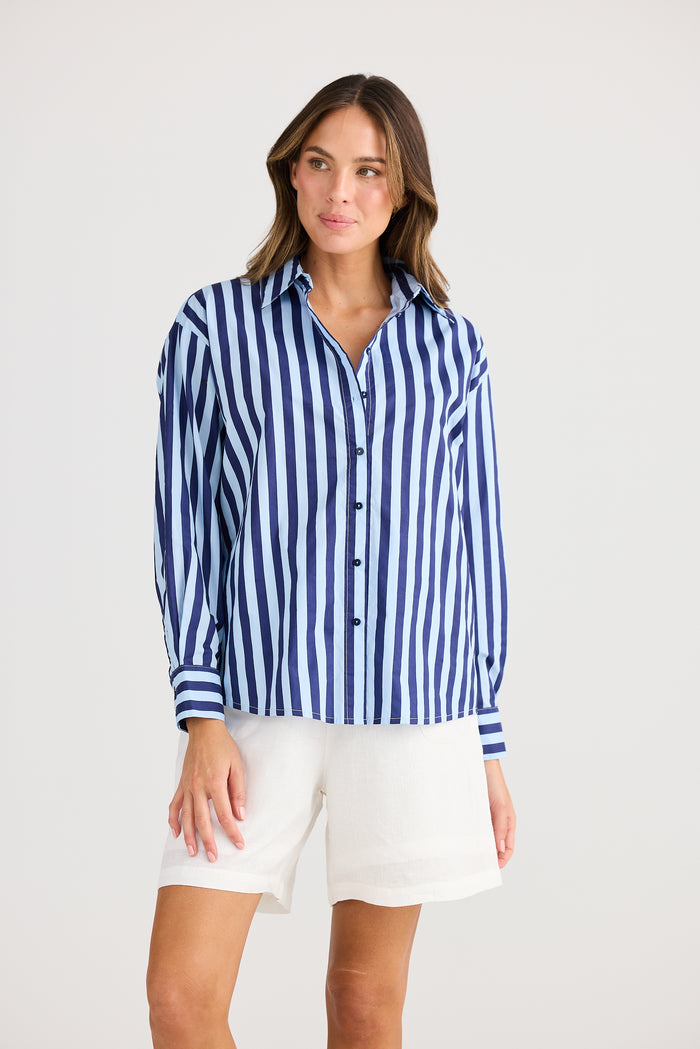 Adrift Shirt (Blue Stripe)