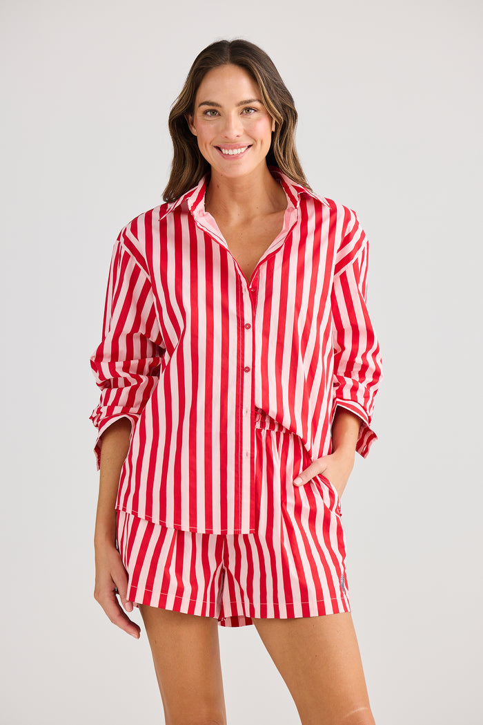 Adrift Shirt (Red Stripe)