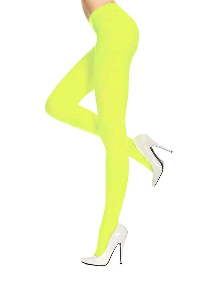 Ladies Opaque Tights - thefancydress.co.uk