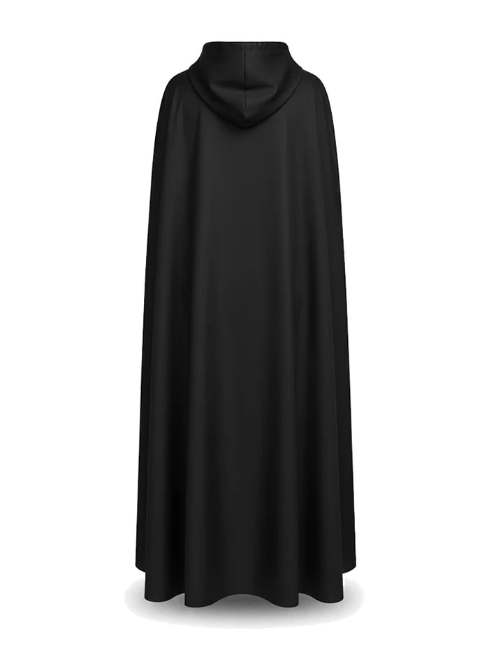 Adult Medieval Tunic Hooded Robe Cosplay Costume Cape