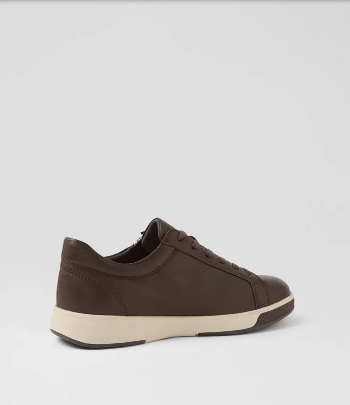 Aito Chocolate Leather Sneaker | Gretel Lane