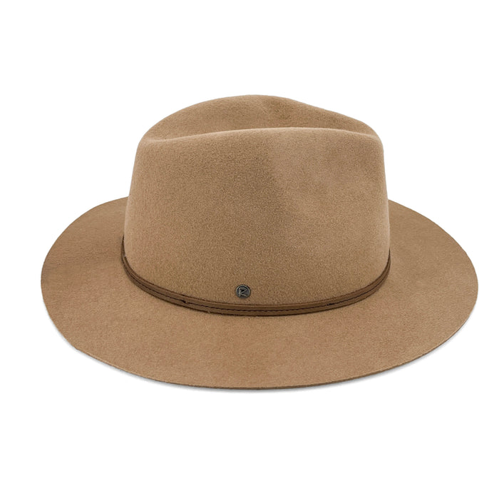 Rigon Headwear Alpine Soft Wool Felt Fedora Camel | Women's Hats | Gretel Lane