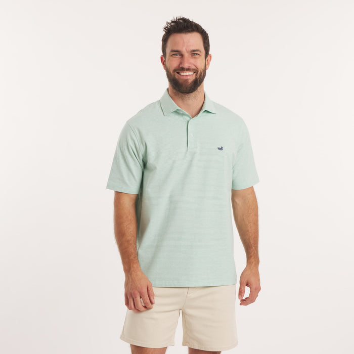 Mint Relaxed Stripe | On Model | Front