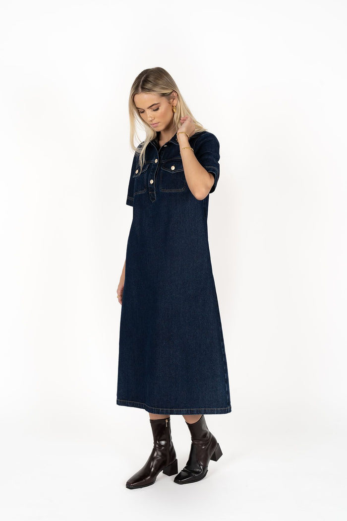 Amici Dress (Dark Blue)