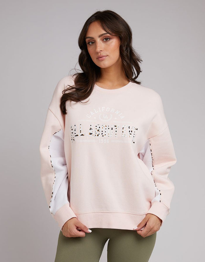 women's sweatshirt in a soft blush pink | All About Eve