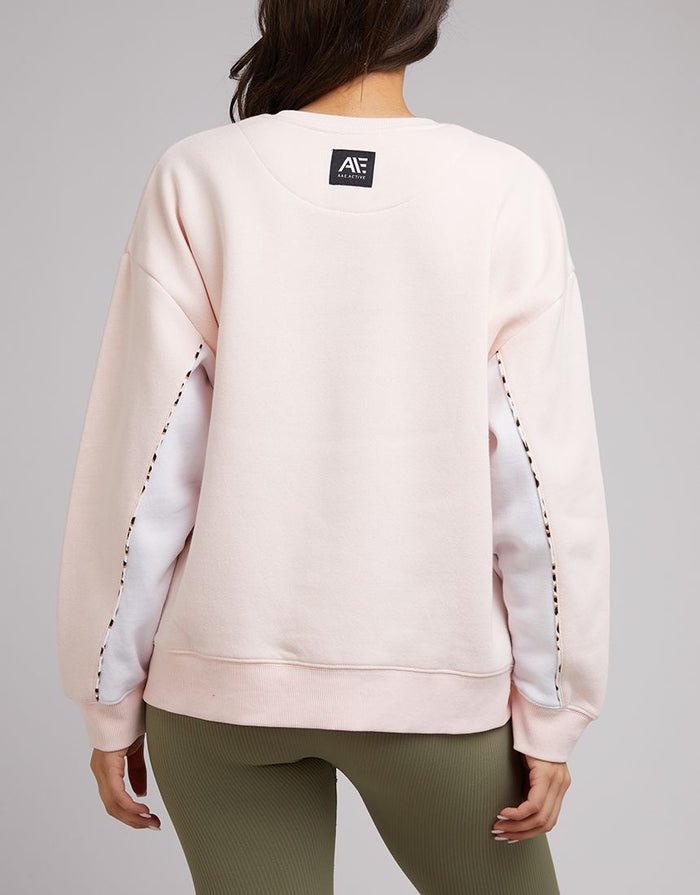 Anderson Sports Crew Sweatshirt Pink