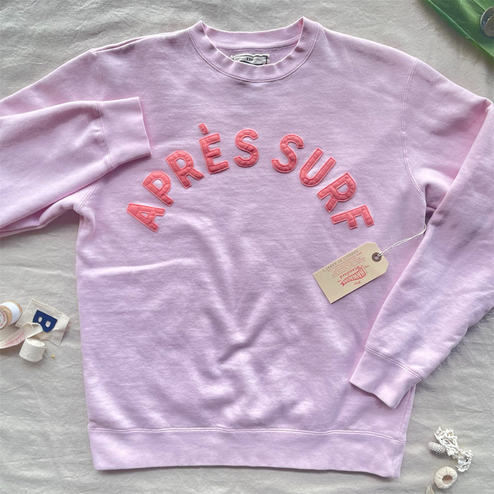 APRES`SURF- coral on pink