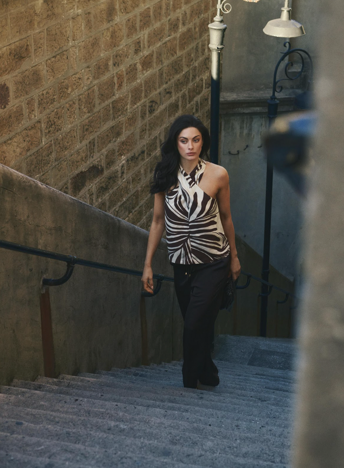 Esmaee Argyle Halter Top | Women's Clothing | Gretel Lane