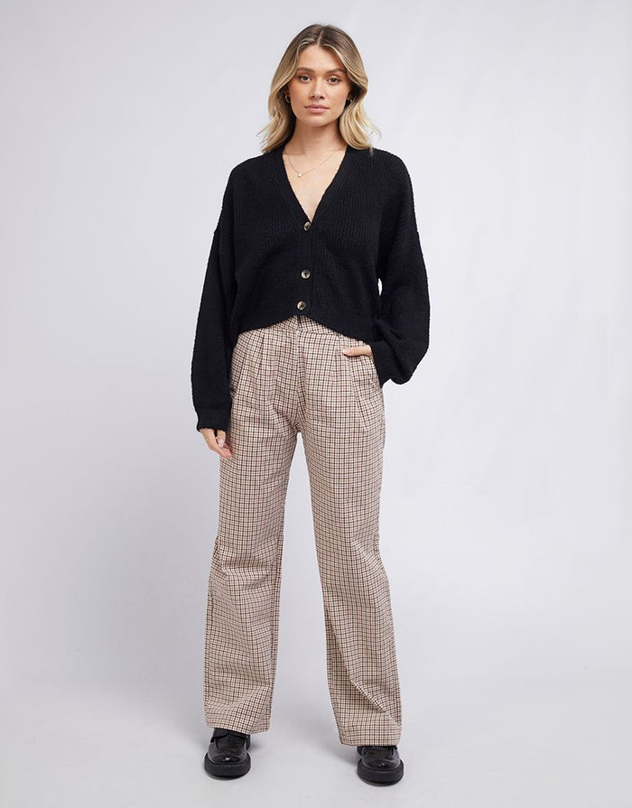 All About Eve Women's Black Knit Cropped Ari Cardigan | Gretel Lane