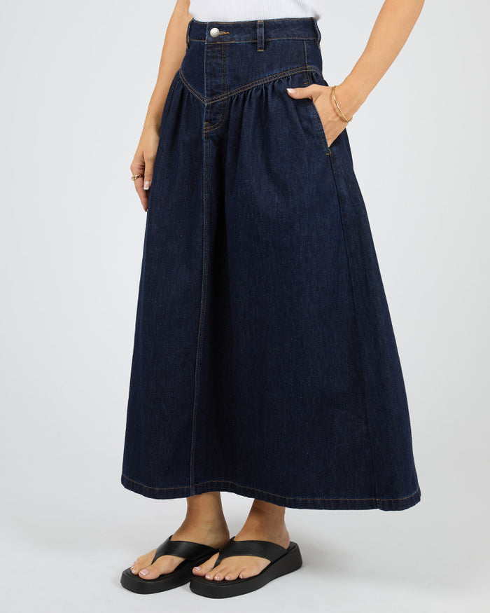 All About Eve Arlo Maxi Denim Skirt in Indigo Blue | Women's Clothing | Gretel Lane