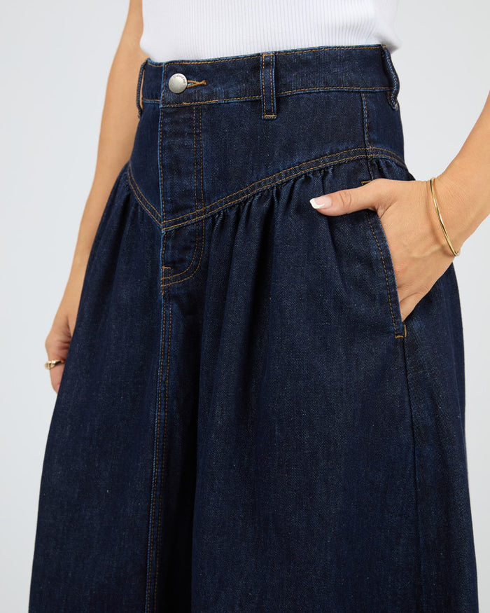 All About Eve Arlo Maxi Denim Skirt in Indigo Blue | Women's Clothing | Gretel Lane