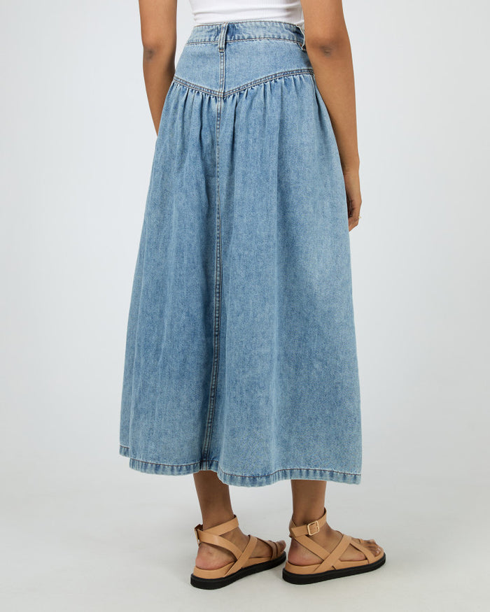 All About Eve Arlo Maxi Skirt (Light Blue)