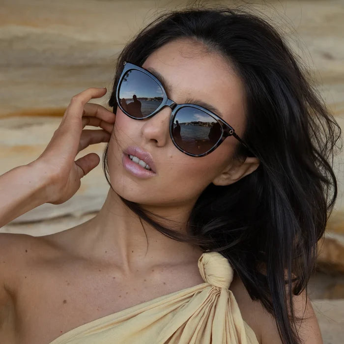 Locello Ashley Round Polarised Sunglasses Tortoiseshell | Women's Sunglasses | Gretel Lane