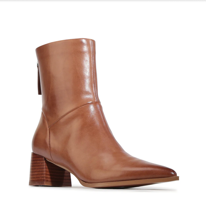 EOS Women's Auroa Heel Boot in Pecan Leather | Gretel Lane